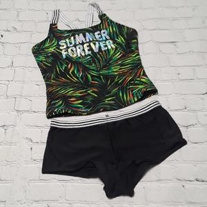 Wonder Nation Girl's 2 piece Bathing Suit.